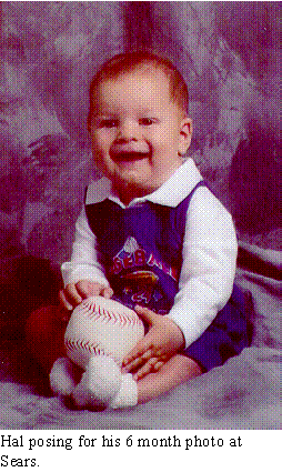Hal at 6 months, photo by Sears